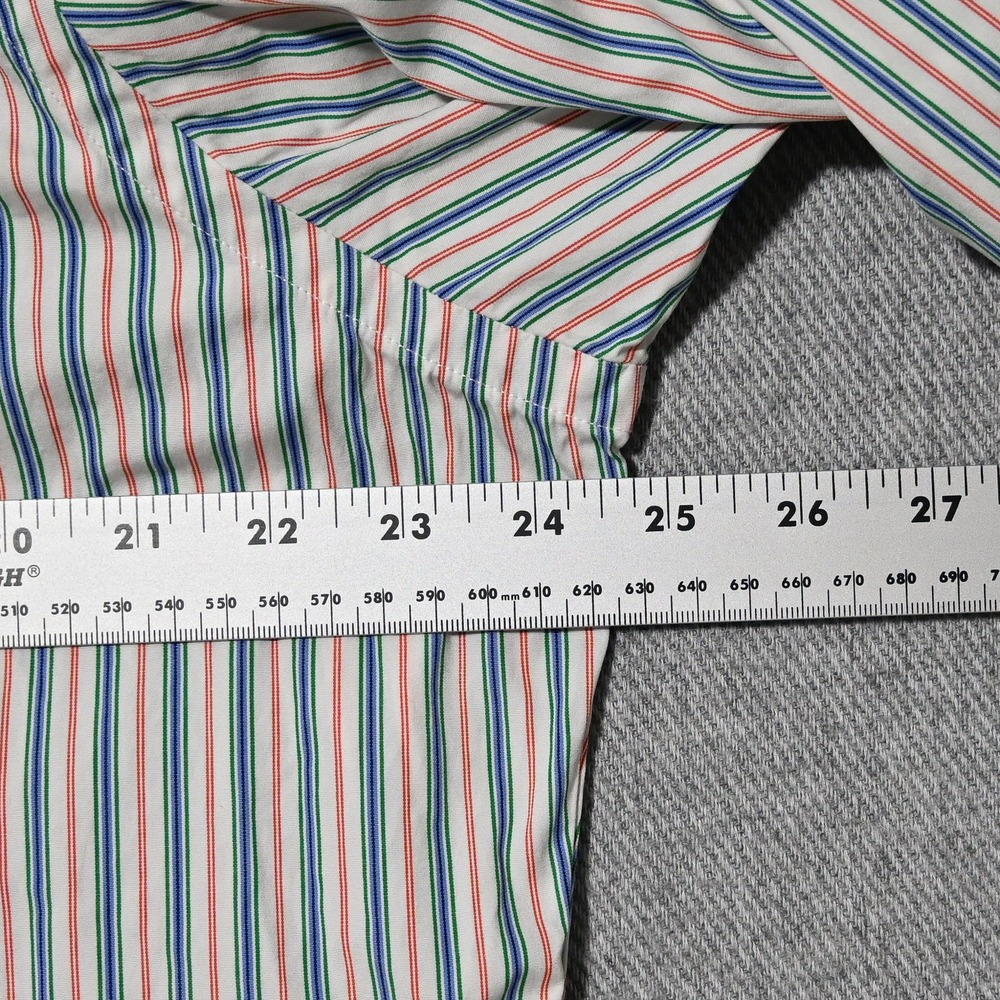 Polo Ralph Lauren Button Down Shirt Mens Regent Classic Fit 16.5 34/35 Multi - Picture 5 of 7